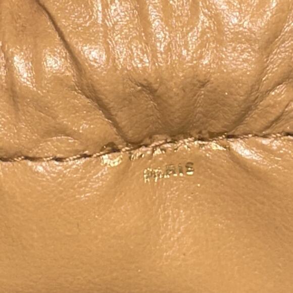 CELINE Macadam Triomphe Mini Bucket Bag Drawstring Brown PVC Vintage Authentic - Picture 9 of 10